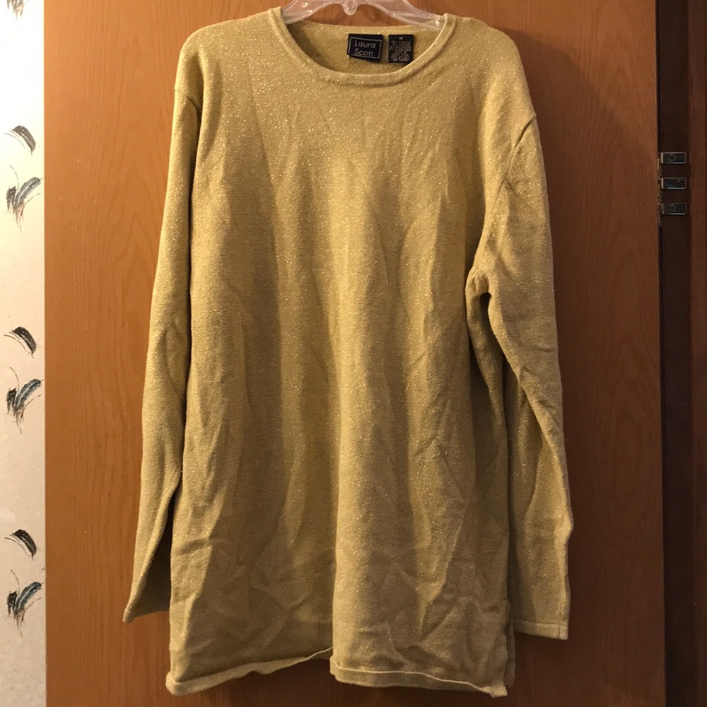 Sparkly gold sweater